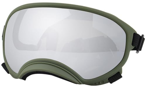 Gafas de Sol de Perros Gafas para Perros, protección de Rayos UV Protección contra el Viento Protección contra Polvo Protección antiniebla Gafas Pet Protección de Desgaste con Correa Ajustable