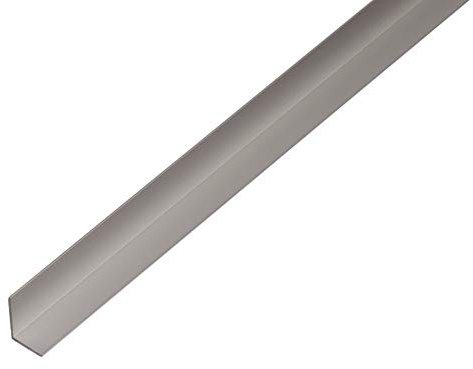 Alberts 030401 Cornière | aluminium, couleur argent, anodisée | 1000 x 14,5 x 11,5 mm