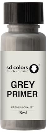 SD COLORS Peinture d'apprêt pour réparation de rayures et éclats de voiture - 8 ml - Gris