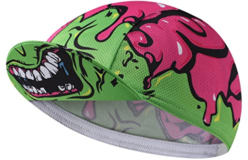 BikingBros Casquette de Cyclisme Amusante - en Polyester - Doublure de Casque de Cyclisme Respirante et Anti-Transpiration