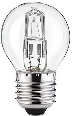 NCC-Licht Eco Halogen Tropfen 28W fast 40W E27 klar warmweiß dimmbar