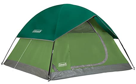 Coleman Sundome Camping Tent with Rainfly, 2/3/4/6 Person Tent Sets Up in 10 Mins, Weatherproof Shelter for Camping, Festivals, Backyard, Sleepovers, & More