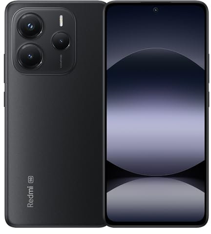 Xiaomi Redmi Note 14 Pro 5G Smartphone 12 + 512 GB 5110 mAh grande capacità portatile, display AMOLED, senza NFC, con caricatore da 120 W, edizione europea, nero