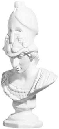 CLISPEED Mini Athena Büste Skulptur Resin Statue Griechische Mythologie Kunstvoll Deko Figur Für Künstler Zeichnung Praxis Zuhause Büro Tischdeko
