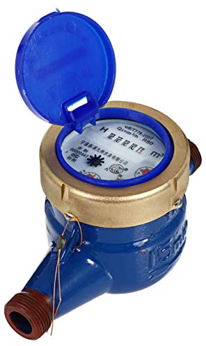 LIFKOME Compteur Eau Pour Robinet Débitmètre Eau à Rotor Domestique Facile à Installer
