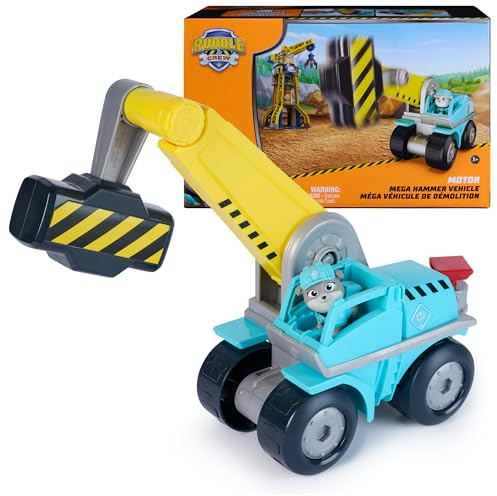 Rubble & Crew Motor’s Mega Hammer Construction Truck & Action Figure