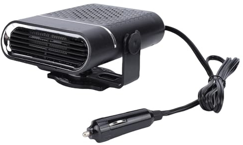 Goshyda Riscaldatore per Auto, Riscaldatori per Auto Portatili da 150 W a 2 Marce per Veicoli, Sbrinatore per Parabrezza a Riscaldamento Rapido Silenzioso per Camion SUV