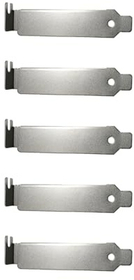 Illkjasfc Staffa per Rack con Copertura Slot in Metallo Industriale Altezza Estensione Staffa in Ferro A Basso Profilo PC PC