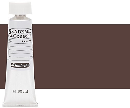 Schmincke – AKADEMIE® Gouache - feine Künstler-Gouache, Umbra gebrannt - 60 ml