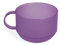 Excelsa Rainbow Jumbo-Tasse, 0,5 l, Kunststoff, Lila, 11x11x8 cm