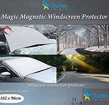 Starmo Windscreen Cover Magnetic Car Windshield Protect from Sun, Ice, Frost & Snow All Weather Shield Screen Cover