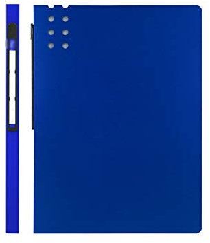 Planchettes à Pince 10 Pack A4 Color PP Dossier de Dossier Collection de données Livrage de Stockage de Stockage de Musique Scores/Documents/Works/Albums d'images/Dessins Clip Planches
