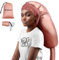 TEPENAR Bonnet Hair Dryer Attachment: Upgraded Extra Large Adjustable Hair Dryer Cap - Easy to Use for Natural Curly Textured Hair Care Styling Fast Drying - Rose Gold