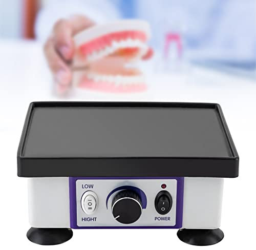 KOLHGNSE Dental Oszillator, Dentalruettler Gipsrüttler Rüttler Square Oszillator Laborgeräte Dental-Vibrator 120W für Zahnkliniken, Krankenhäusern, Laboren
