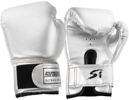 BESPORTBLE 1 Paar Trainings-Boxhandschuhe für Jungen und Mädchen Schlagpratzen für Sparring Tragbare Kickboxhandschuhe Bequeme Polsterung Im Thai-Stil Sicher für Mädchen und Jungen