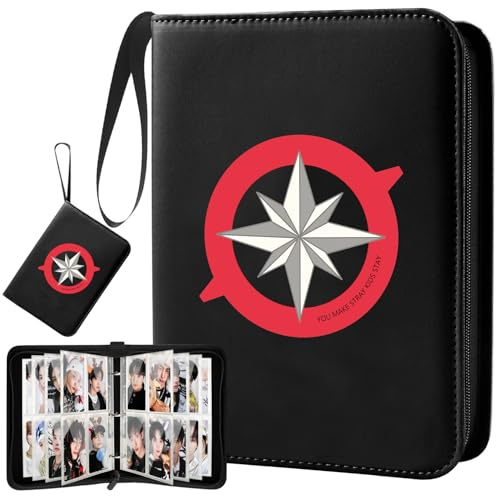 Stray Photocard Binder, SKZ Photocards Holder, Stray Carte Collezionabili Album con 400 Tasche, Kpop Gadget per STAY (D)