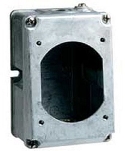 Boîtier réversible simple Hypra pour prises 2P+T, 3P+T et 3P+N+T 32A - 1 entrée - ISO25 - métal