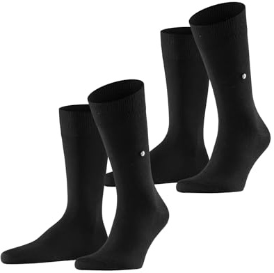 Burlington herr Everyday 2-Pack Strumpor bomull andningsaktiv