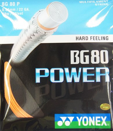 YONEX Badminton String Bg80 Power Orange