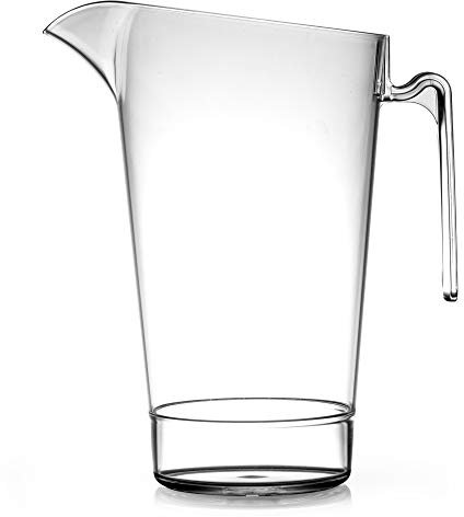 Elite In2stax 4 Pint Polycarbonate Stacking Jug LCE 2.2 Litre - Graduated Plastic Beer Pitcher