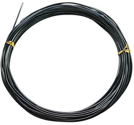 Aluminum Craft Wire 12 Gauge 2mm 10m Anodized Black Al Wires Bead Model Making Art Craft DIY Embellishment Decoration Florist Supplies