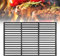 XINZI Grillrost Gusseisen 54 x 34 cm Grillgitter Emailliert Gussrost Rechteck Grillgitter Grillrostprofi Universal Grill Zubehör für BBQ Gasgrill Holzkohlegrill Feuerkörb