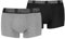PUMA Boxer Trunk Boxershorts Men Herren Everyday Unterhose Pant Unterwäsche 2er Pack, Farbe:Black/Grey Melange, Bekleidungsgröße:XL