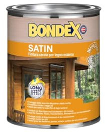 BONDEX SATIN Vernice di finitura per esterno noce scuro 0,75 LT