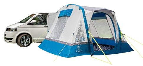 OLPRO Outdoor Leisure Products Cubo Breeze v2 3.1 x 3.1m Inflatable Campervan Awning Blue & Grey