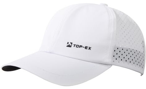 TOP-EX XL/XXL Atmungsaktivem Baseball Cap Herren UPF 50 Running Cap Sommer Kappe Sonnenhut Basecap Sports Golf Cap 95556-Weiß XL/XXL