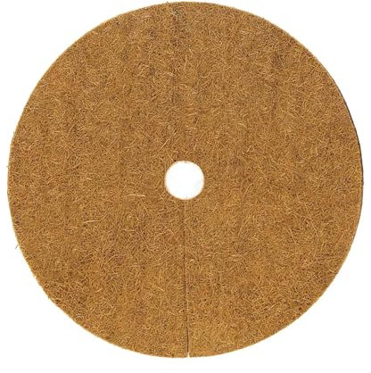Lnhgh Runde Kokosfasermatten, 10 Stück Kokosfasern Mulchring Baumschutzmatte, Kokos-Mulchscheibe, Kokosscheibe Für Pflanzen, Rund Kokosfasern Mulchring Baumschutzmatte