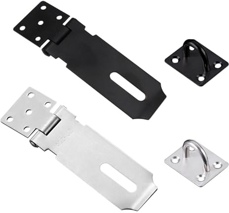 2 Juegos De Cerraduras Metálicas Con Tornillos, Cerraduras Para Puertas Y Cajones, Cerraduras Antirrobo De Acero Inoxidable, Prácticas Cerraduras Con Pestillo Para Puertas