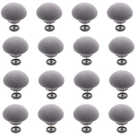 Caishun 16PCS Featherweight Duvet Cover Pin Comfort Clips Gray Mushroom Head Duvet Holder Sheet Duvet Cover Runaway Holder Double Sided Pin Fastener for Curtains Sofa Covers Pillowcases