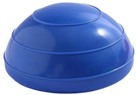 Harilla Palla da Equilibrio Mezza Sfera Cuscino Propriocettivo Pedana Instabile per in PVC con Design Antiscivolo Adatta per Adulti E Bambini Allenament, Blu