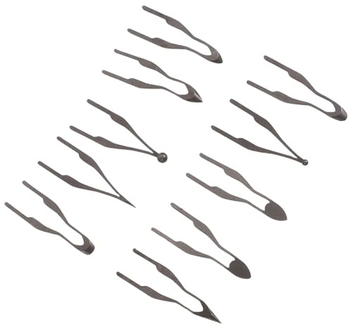 SHINEOFI 10 Unidades Reemplazos de Puntas de Pirograbado de Acero para Herramientas de Quemado Madera Múltiples Opciones y Accesorios para Profesionales y Aficionados