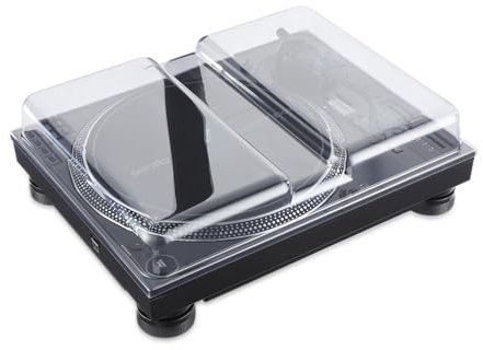 Decksaver Cover for Technics SL-1200 & SL-1210 - Super-Durable Polycarbonate Protective lid in Smoked Clear Colour, Made in The UK - The DJs' Choice for Unbeatable Protection