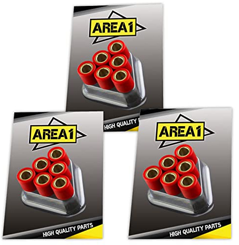 Area1 Rulli Variatore 15x12 – Set di Taratura 3 Pezzi (7,5/8,0/8,5 g) per Scooter 50cc 2T – Compatibili con ATU Explorer Race GT50, Aerox, Nitro, Jog, Neos, BW’s, Stunt, Slider, AGM, Nova Motors