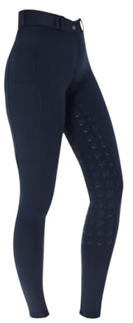 Covalliero Reithose Classic Star, Reithose mit Handytasche, Größe 38, Navy
