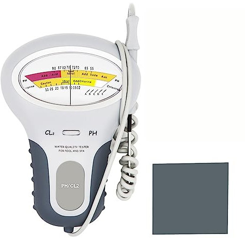 TsoLay Dispositivo di Test di Qualità 2 In 1 PC-102 Tester di PH Per Piscina SPA Tester di Misurazione CL2