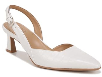 Naturalizer Women's Dalary Slingback Pump, Warm White Croco, 8 UK