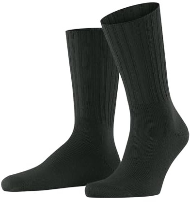 FALKE Herren Socken Nelson M So Wolle einfarbig 1 Paar, Grün Forest 7474, 43-46