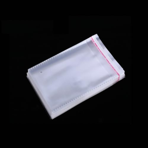 100 Piezas Bolsa Celofan Transparente A4,Bolsas de Celofán A4 Autoadhesivo 20x30cm,Cellephano A4 Adhesivo para Camiseta Chocolates Joyería