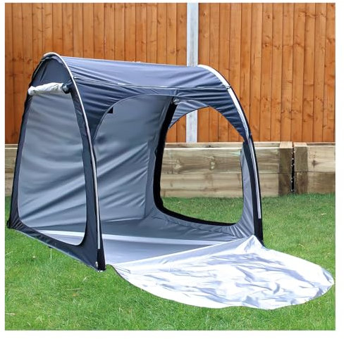 Tienda para bicicletas Almacenamiento al aire libre Impermeable Se pueden empalmar Cobertizos al aire libre con puertas dobles para 2-5 bicicletas Cobertizo para herramientas al aire libre,Negro