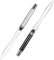 Szaboviktoria 2 Stück Brieföffner Silber Und Schwarz, 16 cm Brieföffner Edel, Brieföffner Schwert, Brieföffner Edelstahl, Letter Opener, Mühelos Post Und Pakete Öffnen