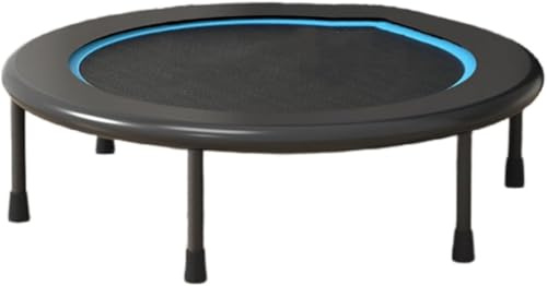 Trampolín Plegable De 40 , Mini Trampolín De Fitness Silencioso con Pasamanos, Sistema De Diseño De Cuerda Elástica, La Mejor Opción para Ejercicio Aeróbico, Adecuado, with armrest