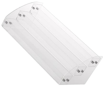 VALICLUD Organizzatore Base Stabile e Compatta per Smalti e Rossetti in Acrilico Trasparente e Design Multilivello Struttura Robusta per Desktop