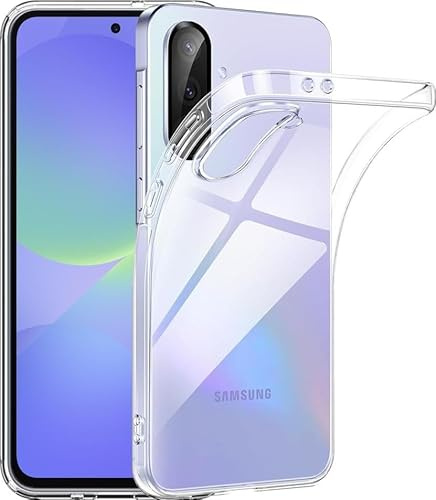 Oprimio Kristallklart fodral för Samsung A57 [Silikonfodral] [%100 transparent] [tyskt material] [ultratunt genomskinligt mobiltelefonfodral för Samsung Galaxy A57 5G