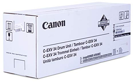 Canon C-EXV 34 6000 sidor svart – bildtrummor (svart, irc2020l, irc2030l)