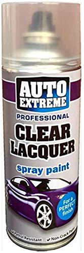 2 x Auto Extreme Clear Lacquer Aerosol Spray Car Auto Extreme Spray Paint 400ml - By Pajee TM