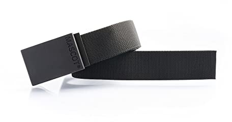 Mascot 17044-990-09 Complete Regulierbare Schnalle Elastisch Gürtel, Schwarz, 130cm Gesamtlänge, 4cm Gürtelbreite, ONE Größe